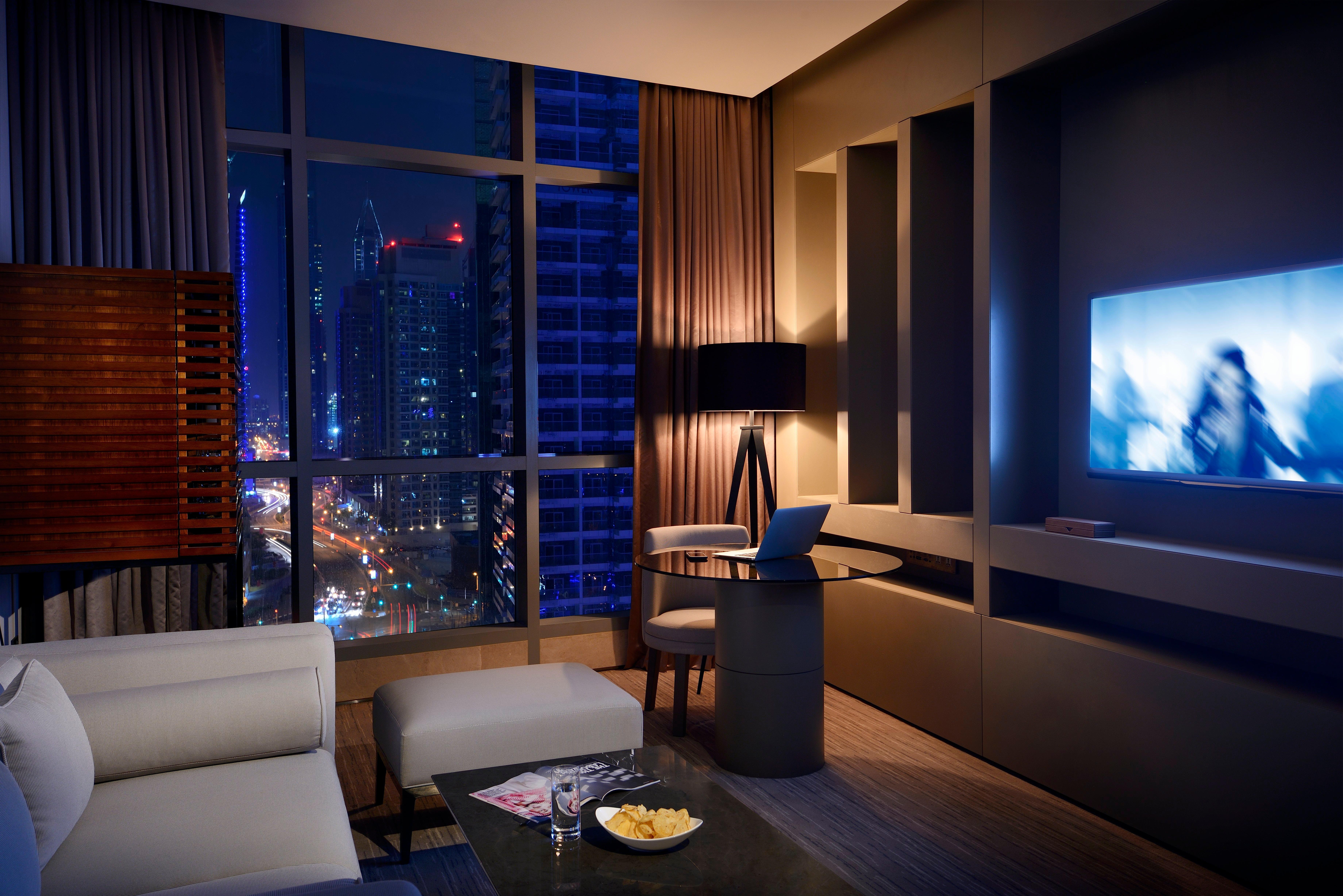 InterContinental Dubai Marina, an IHG Hotel Esterno foto A living room at the Ritz-Carlton, Dubai