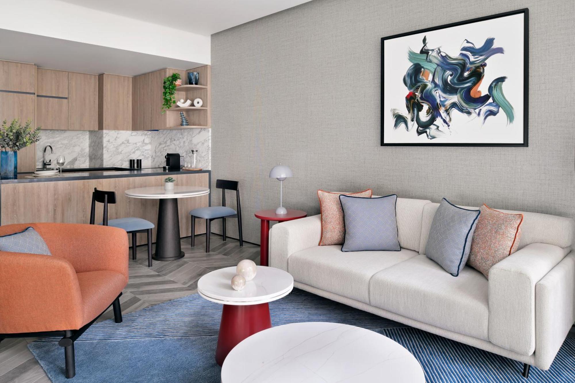 InterContinental Dubai Marina, an IHG Hotel Esterno foto The interior of a typical apartment